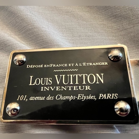 ❗️SOLD❗️Authentic Louis Vuitton Damier Graphite Canvas Inventeur Reversible Belt - Picture 8 of 10